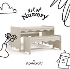 Storkcraft Casablanca Montessori Indoor Kids Table & Bench Set – Premium Kids - Image 6