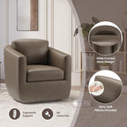 COLAMY 360° Swivel Accent Chair - Image 5