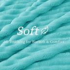 BEDELITE Striped Fleece Throw Blanket, Soft Cozy, Lightweight Warm, - Image 4