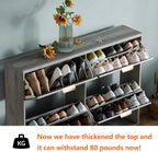 Shoe Cabinet Storage, Modern Freestanding Organizer - Image 4