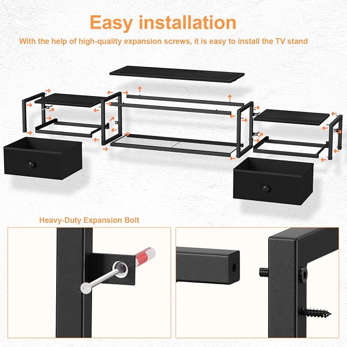 Snughome 63" Floating TV Stand - Image 8