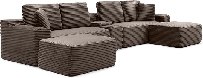 125" Oversized Sectional Couches - Image 9