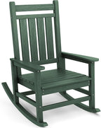 SEWALL HDPE Rocking Chair, Oversized Outdoor Rocking Chair by SERWALL