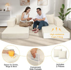 COMAX Boneless Couch, Futon Sofa Bed Couches Versatile Queen - Image 5
