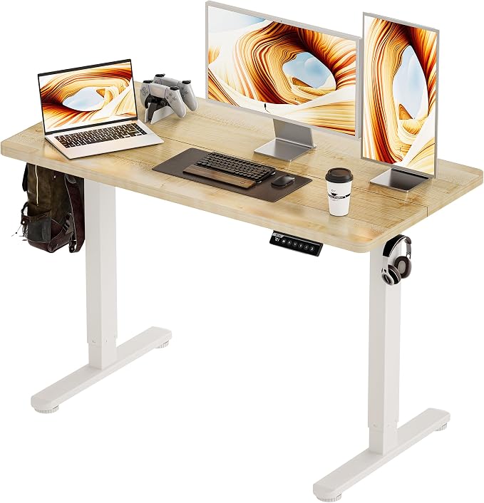 BIZUM Standing Desk Electric Adjustable Computer Desk-Stand up Desk Office by Unknown