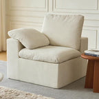 ANONER Modular Sectional Sofa, L-Shaped Modern Cloud Couch Chair, Comfy by ANONER