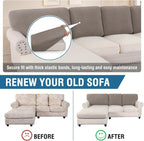 H.VERSAILTEX Backrest Cushion Covers Sectional Couch Back Cushion Covers - Image 5