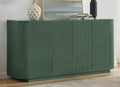 LKTART 64" Buffet Cabinet with Storage, Modern Fluted Accent Sideboard Media by LKTART