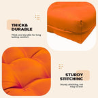 DANGHOOGY Wicker Chair Cushions, Waterproof Outdoor Loveseat Cushions - Image 6