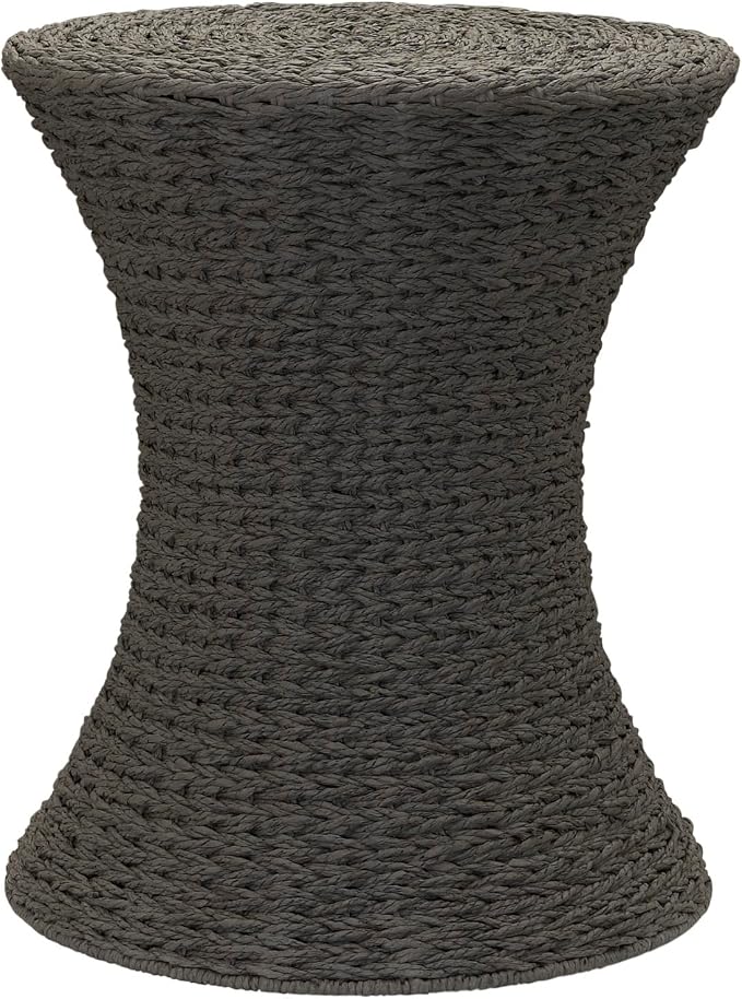 Household Essentials Hourglass Paper Rope Side Table by HouseholdEssentials