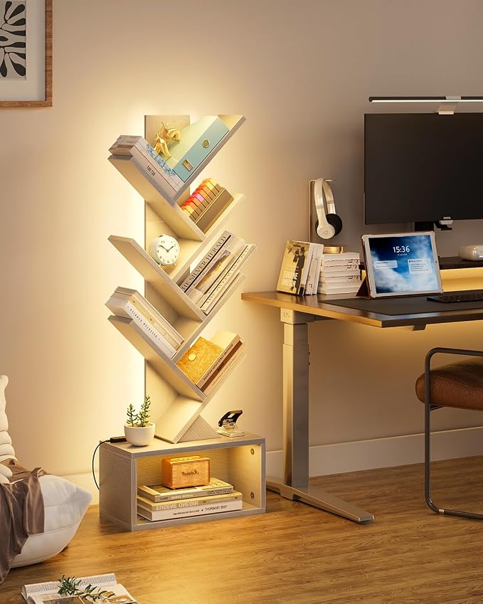 Evermagin 6 Tier Tree Bookshelf - Image 7
