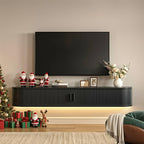 63" Floating TV Stand with Power Outlet by ONBRILL
