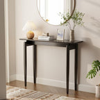 AQIMUELE Wood Console Table Black Entryway Table, Thin Console Table, Sofa by AQIMUELE