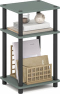 Furinno JUST Side Table, 3-Tier End Table, Open Shelves Night Stand, Bedside by Furinno-FitsYourSpaceFitsYourBudget