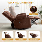 Swivel Recliner Chair for Adults - Image 5