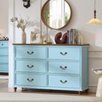 Joaxswe Farmhouse 6 Drawers Dresser - Image 9