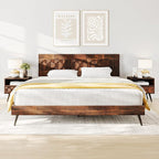 Bme Georgina Signature Dark Choco Bed Frame, King Bed Frame and Headboard by Bme