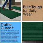 GORILLA GRIP Waterproof Traffic Guard Door Mat, 2 Pack Indoor Outdoor Durable - Image 3