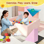 Tangram Puzzles Modular Kids Play Couch Building Fort, Children Explorer Sofa - Image 8