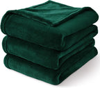 BEDELITE Fleece Blanket Soft Plush Twin Size Blanket Forest Green 60"x80" | - Image 8