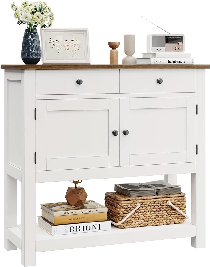 HOSTACK Farmhouse Console Table by HOSTACK