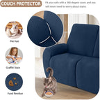 ALIECOM 100% Waterproof Recliner Sectional Couch Covers L Shape Stretch Corner - Image 6