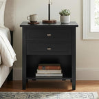 SIMPLIHOME Warm Shaker Bedside Table - Image 2