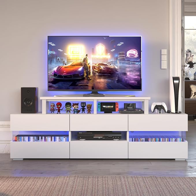 YAOHUOO 45" Large TV Riser for 32-60 inch TV, TV Riser Stand Shelf - Image 4