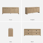 SICOTAS TV Stand for Living Room Boho Entertainment Center for Bedroom - Image 9