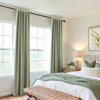 Linen Textured Total Blackout Curtains - Image 5
