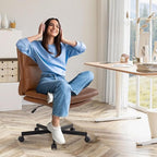 LUCKWIND Armless Office Desk Chair - Image 3