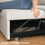 Belffin Modular Sectional Sleeper Sofa - Image 6