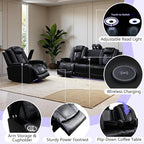 Leather Power Recliner Sofa Set - Image 5