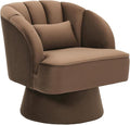 Garvee Ultra-Plush Swivel Accent Chair, 360° Barrel Lounge Chair by Garvee