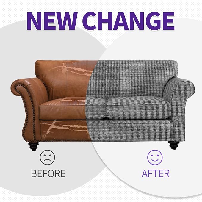 ZNSAYOTX 4 Piece Sofa Covers for Living Room Anti Slip Stretch Couch Covers for - Image 5