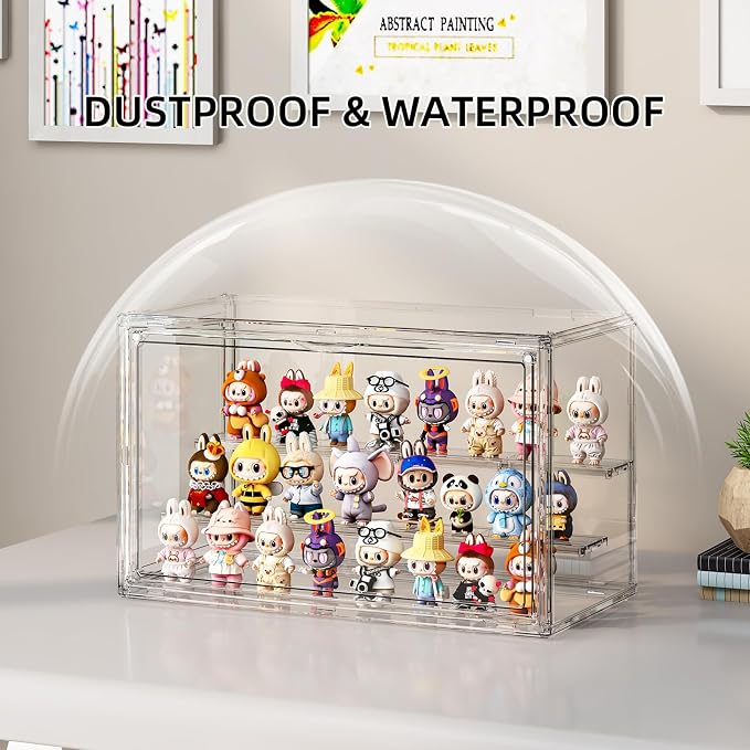 Clear Acrylic Display Case for Collectibles 3 Layer Hobby Figure Display Case - Image 5