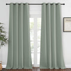 NICETOWN Sage Green Blackout Curtains by NICETOWN