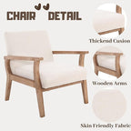 Beige Accent Chairs Set of 2 - Image 6