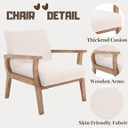 Accent Chair Mid Century Modern Armchair - Image 6