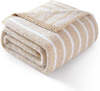 Snuggle Sac Ultra Soft Beige Throw Blanket by SnuggleSac