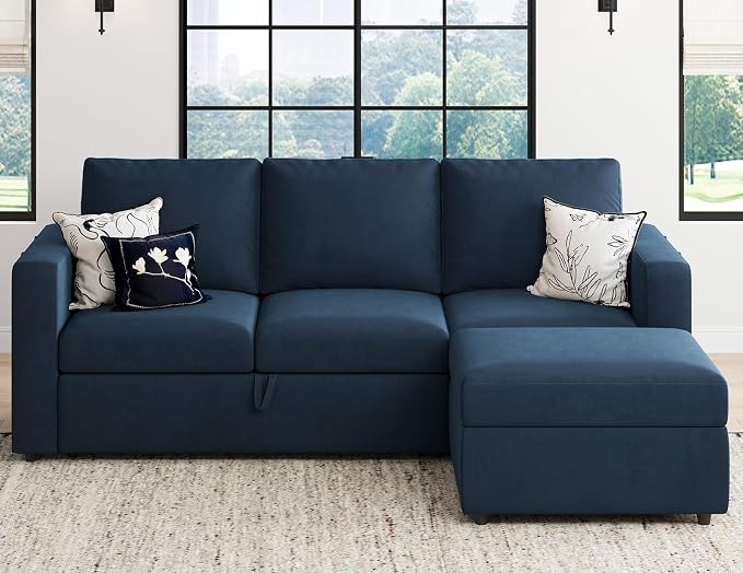 Belffin Modular Sectional Sleeper Sofa - Image 4