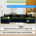 Oprisen 154" Modular Sectional Sofa, Comfy Cloud Couch Sectional Sofa - Image 3