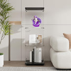 Display Cabinet with Glass Door and Lock, 3-Shelf Fast Installation Curio by glassdisplaycabinet