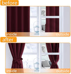 Grommet Blackout Curtains for Bedroom, 60 x 72 Inches - Image 4
