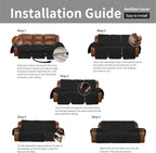 Easy-Going Oversized Recliner Sofa Cover, Reversible Couch Cover - Image 7
