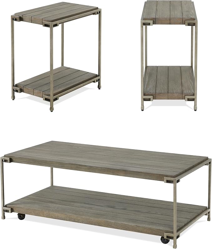 Coffee Table Set Modern Style: 3-Piece Living Room Furniture - Image 3