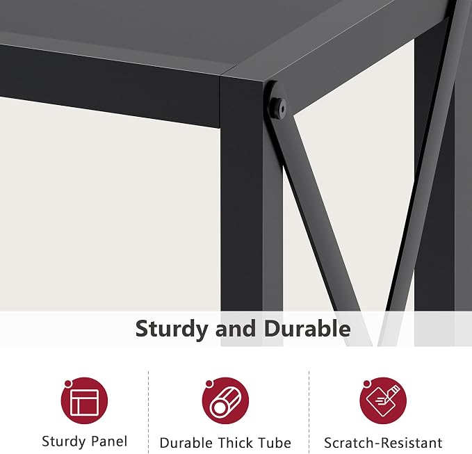 Tajsoon Console Table, 2-Tier Entryway Table, 41.8”L Narrow Sofa Tables - Image 7