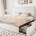 Allewie King Size Storage Bed Frame, Vertical Channel Tufted Adjustable by Allewie