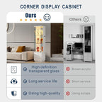 HNEBC Corner Glass Display Cabinet - Image 7