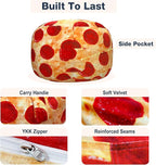 Lukeight Pizza Stuffed Animals Storage Bean Bag Chair Cover - Image 5